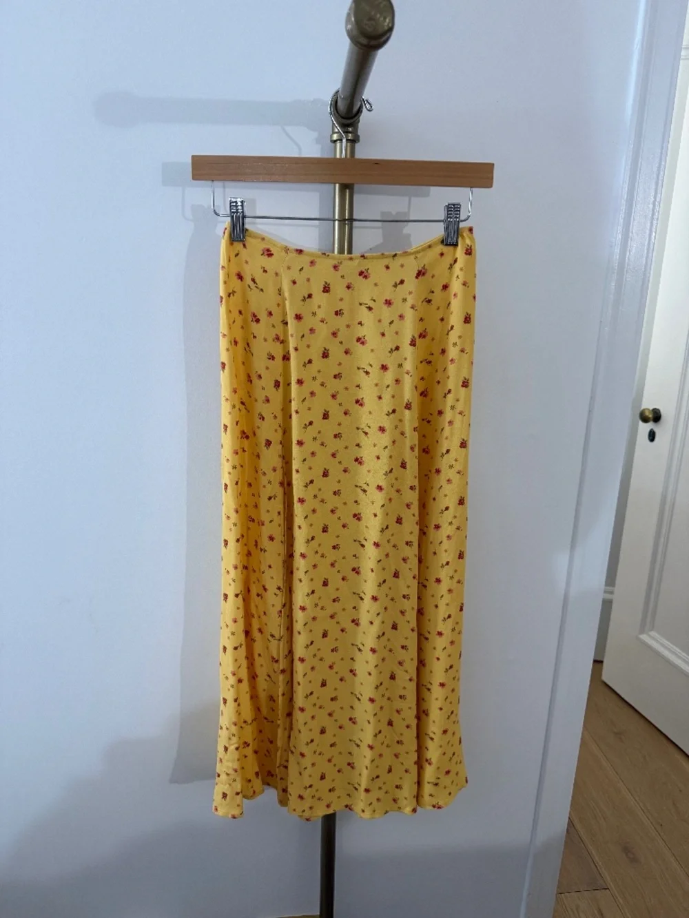 reformation midi floral skirt